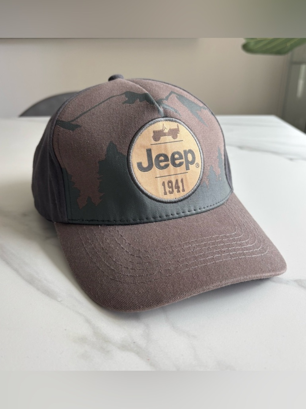 Jeep 1941 Brown & Green Camouflage Trucker Hat